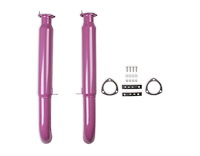 50232FLT Purple Hornies 3-Hole Jeep Header Mufflers, 3 in. Inlet/Outlet
