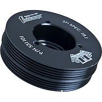 Harmonic Balancer for Subaru EJ Series Engines [Internal Balance, 5-3/8 in., Black Zinc]