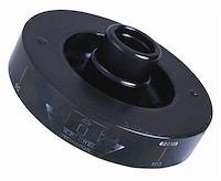 Harmonic Balancer for GM Small Block Chevy 262-350/409 [Internal Balance, 6-1/4 in., Black Zinc]