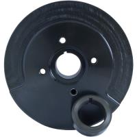 Harmonic Balancer for GM 6.2L/6.5L Diesel 1982-1993 [External Balance, 8 in., Black Zinc]