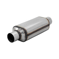 Super HP-2 Shorty Muffler 2.5" Inlet/Outlet