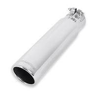Polished Stainless Steel Exhaust Tip Clamp-On
