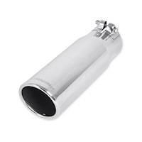 Polished Stainless Steel Exhaust Tip Clamp-On