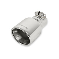 Polished Stainless Steel Exhaust Tip Clamp-On