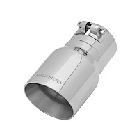 Polished Stainless Steel Exhaust Tip Clamp-On