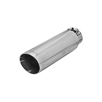 Polished Stainless Steel Exhaust Tip Clamp-On