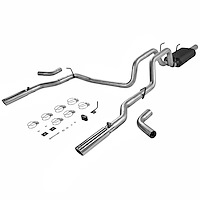17424 American Thunder Cat-Back Exhaust System 2006-2008 Dodge Ram 1500 4.7L