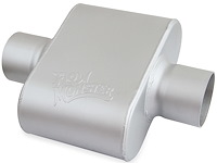 FlowMonster 1-Chamber Muffler - Center In/Center Out: 3 in.