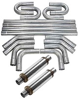 FlowFX Exhaust Kit - 2.250 in. Stainless Steel Tubing