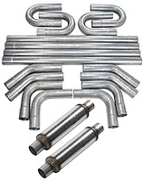 FlowFX Exhaust Kit - 2.500 in. Stainless Steel Tubing