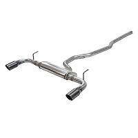 Flow FX Dual Rear Exit Cat-Back Exhaust System for 2014-2022 Jeep Cherokee 3.2L [409 Stainless Steel]