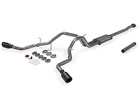 FlowFX Cat-Back Exhaust System 2009-2014 Ford F150 4.6L, 5.0L, 5.4L V8 and 3.5L EcoBoost 2/4 WD - Dual Split-Side Exit
