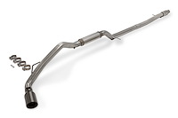 FlowFX Cat-Back Exhaust System 2019 Ford Ranger 2.3L Ecoboost, Crew/Extended Cab, 2/4 WD - Black Ceramic Tips