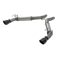 Flow FX Dual Rear Exit Axle-Back Exhaust System for 2010-2015 Chevrolet Camaro 6.2L [409 Stainless Steel]