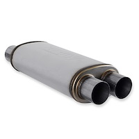 389-72469 FlowFX Universal Muffler [Dual 3 in. Inlet/Outlet, 409 Stainless]