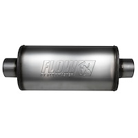 5 in. x 8 in. Oval FlowFX Muffler Center In/Center Out: 3.500 in./3.500 in.