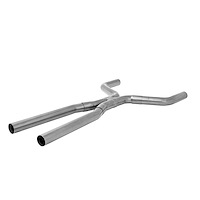 Universal X-Pipe Crossover Kit, 3 in. Diameter 409 Stainless Steel