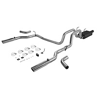817424 American Thunder Cat-Back Exhaust System 2006-2008 Dodge Ram 1500 4.7L