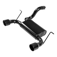 Force II Axle-Back Exhaust System 2018 Jeep Wrangler JL 2-Door/4-Door 3.6L