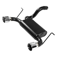 Force II Axle-Back Exhaust System 2018 Jeep Wrangler JL 2-Door/4-Door 3.6L, Polished 304 Stainless Tips