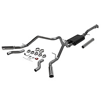 818113 American Thunder Cat-Back Exhaust System; Fits Select Chevrolet/GMC; Silverado/Sierra 2.7-Liter, Cat-Back