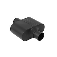 Super 10 Series Delta Flow Muffler Center In/Center Out: 2.5"