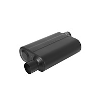 Super 44 Series Delta Flow Muffler Offset In/Offset Out: 2.5"