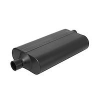 50 Delta Flow Muffler Offset In/Center Out: 2"