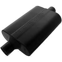 Super 44 Series Delta Flow Muffler Center In/Center Out: 2.25"