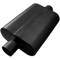 40 Series Delta Flow Muffler Center In/Center Out: 2.5"