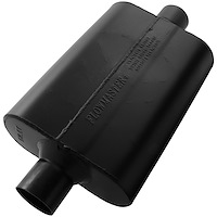Super 44 Series Delta Flow Muffler Center In/Center Out: 2.5"