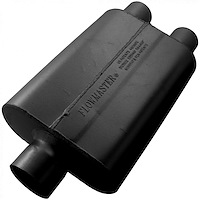 40 Series Delta Flow Muffler Center In 3"/Dual Out 2.5"