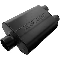 Super 44 Series Delta Flow Muffler Center In 3"/Dual Out 2.5"