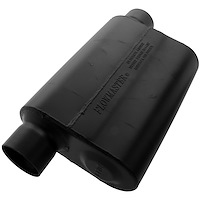 Super 44 Series Delta Flow Muffler Same Side Offset In/Out: 3"