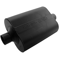 Super 40 Series Delta Flow Muffler Center In/Center Out: 2.5"