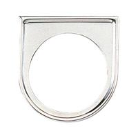 9821 Single Gauge Mounting Panel  2 in. [Chrome]