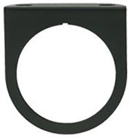 9921 Single Gauge Mounting Panel  2 in. [Black]
