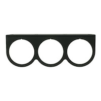 E9923 Gauge Mount [Panel, Black, 2 1/16 in., Triple]