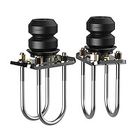 ABSTRFK Active Off-Road Bumpstops w/ U-Bolt Flip Kit for Select 3rd Gen Toyota Tacoma, Rear Kit