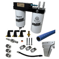 DIFSFRD1001 Drop-In Series Diesel Air/Water Separator Filtration System Fits Select Ford 6.7L Powerstroke