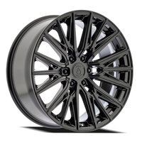A124 FINESSE Wheel [Size: 22"x9.5"] Glossy Black Finish A124229589P02502