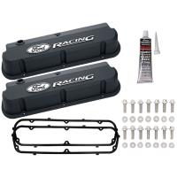 Satin Black Slant Edge Valve Cover Install Kit