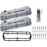 Polished Aluminum Slant Edge Valve Cover Install Kit