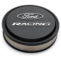 13" Ford Racing Slant-Edge Air Cleaner Kit in Black Crinkle Finish