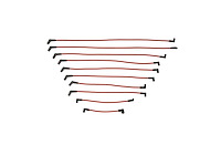 Spark Plug Wire Set Fits 7.0/7.5L V8 Engines