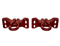 SD TOW HOOKS-PAIR-RED