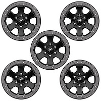 M-1007K-DC178B Badlands Bead Lock Capable Wheel Kit Fits 6th Gen Ford Bronco [Size: 17 in. x 8 in.] Gloss Black