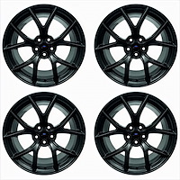 M-1007K-DC19MB HP Performance Pack Wheel Kit Fits 6th Gen Ford Mustang Models, Matte Black