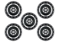 M-1007J-P1785E Everglades Wheel Kit for 6th Gen Bronco [17" x 8.5"] Carbonized Gray