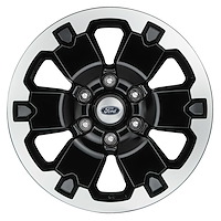 M-1007K-DC18X8BMF Six Spoke Wheel Fits Select Ford Bronco, Ranger Models [18" x 8"] Gloss Black